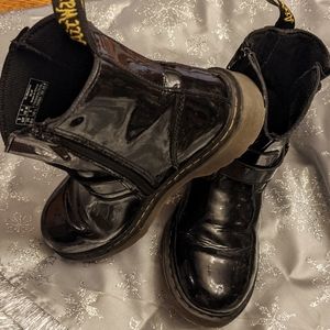 Doctor Martens Airwair with bouncing soles.